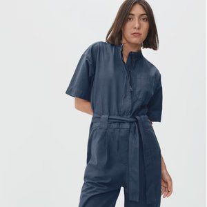 Everlane Fatigue Short-Sleeved Jumpsuit - Size 14